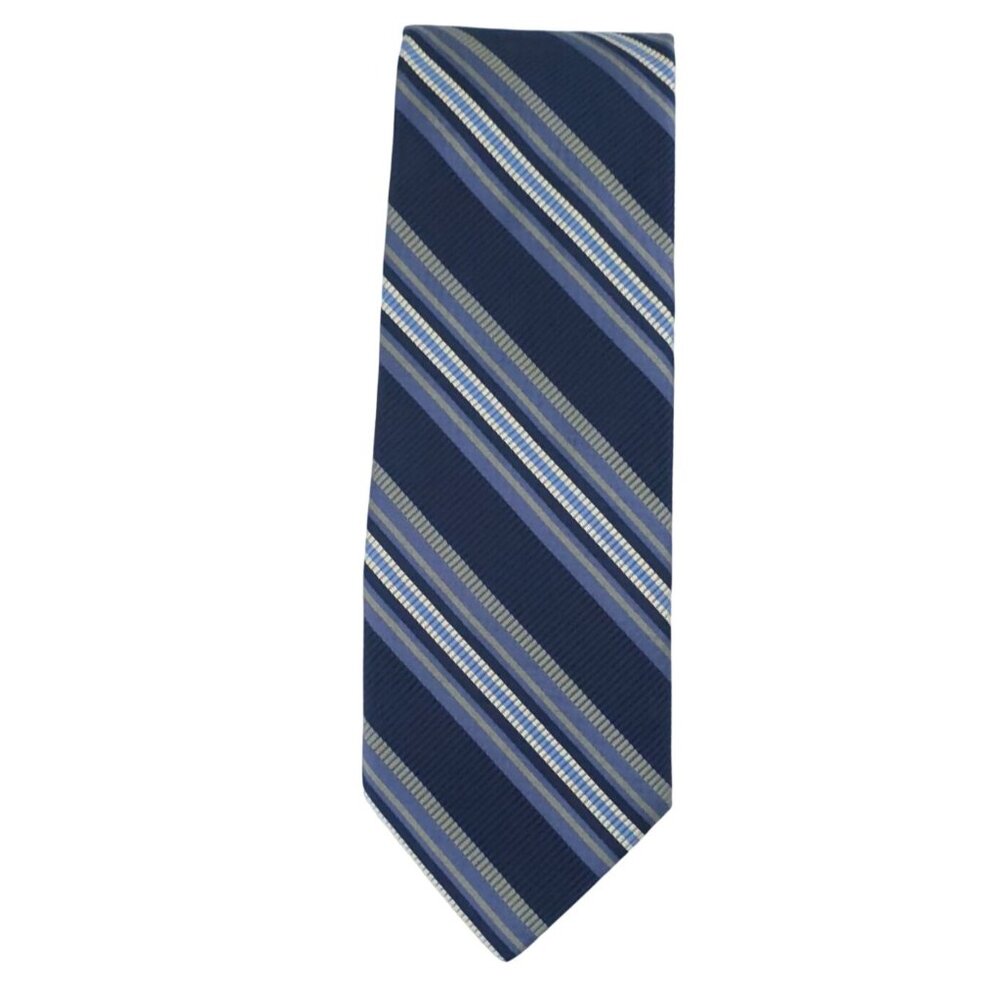 Robert Talbott Nordstrom Best Of Class Blue Striped Silk Tie Mens Accessory
